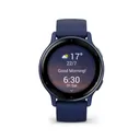 Vivoactive 5 синие с металлически-синим безелем и силиконовым ремешком