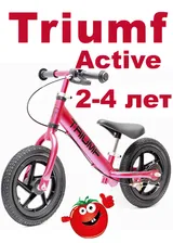 Беговел Алюминиевый Triumf Active AL-1201TW 2019 красный