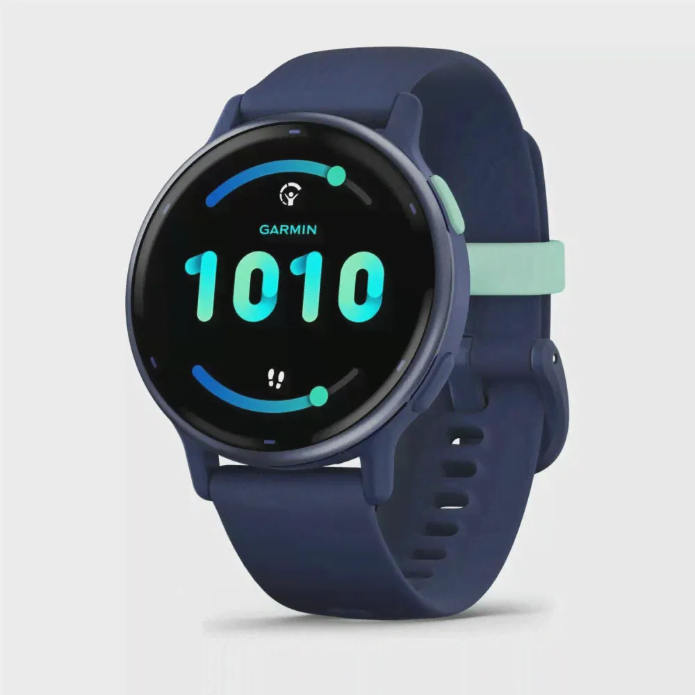 Vivoactive 5 синие с металлически-синим безелем и силиконовым ремешком-1